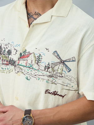 Fyneshyt Oversized Shirt — White