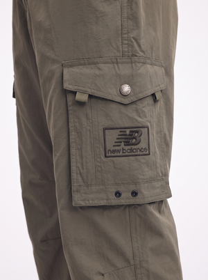 Cargo Parachute Pants — Olive