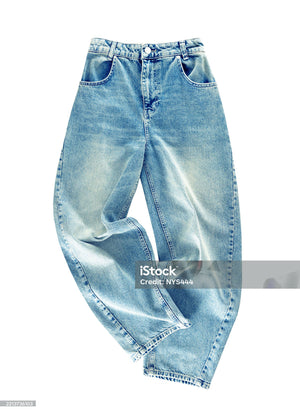 Baggy Jeans — Faded Grey