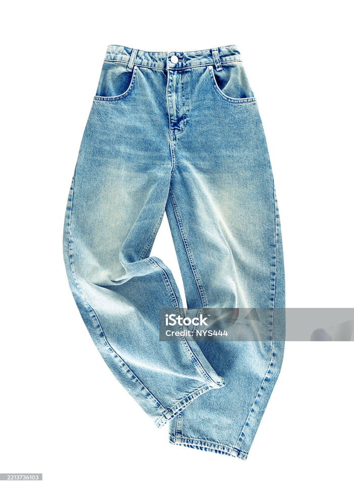 Baggy Jeans — Faded Grey