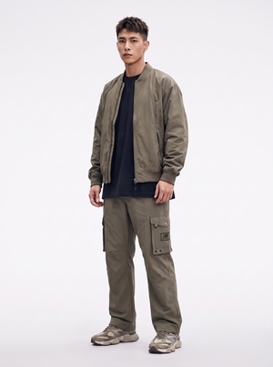 Cargo Parachute Pants — Olive